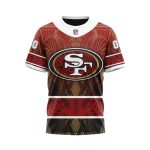 Personalized San Francisco 49ers Ized Native With Samoa Culture AOP T-Shirt