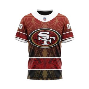 Personalized San Francisco 49ers Ized Native With Samoa Culture AOP T-Shirt