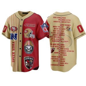 Personalized San Francisco 49ers The Champions Team Baseball Jersey