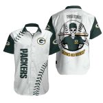 Personalized Skeleton Green Bay Packers Trick Or Treat 2025 Hawaiian Shirt