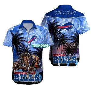 Personalized Team Mascot Graphic Buffalo Bills Hawaiian Shirt Stand Out From The Crowd