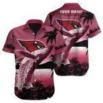Personalized Tidal Team Spirit Arizona Cardinals Hawaiian Shirt