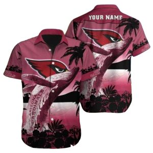 Personalized Tidal Team Spirit Arizona Cardinals Hawaiian Shirt