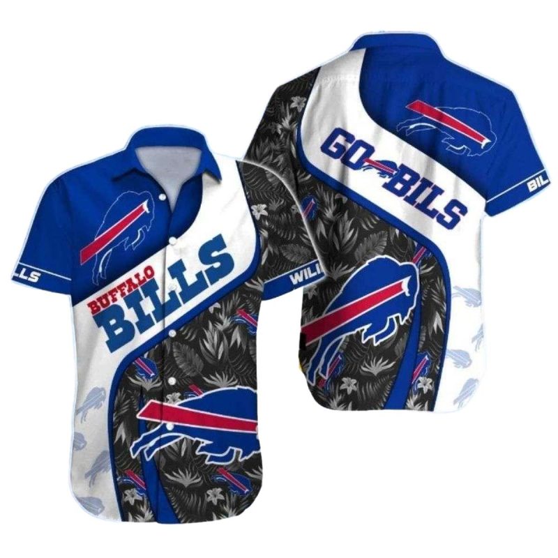 Personalized Tropical Touchdown Buffalo Bills Hawaiian Style Shirt For Fans 1