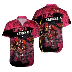 Personalized Twilight Rush Arizona Cardinals Dynamic Hawaiian Shirt