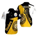 Personalized Vintage Pittsburgh Gold Rush Steelers Hawaiian Shirt