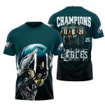 Philadelphia Eagles 11 6 26 Eagles Champions AOP T-Shirt