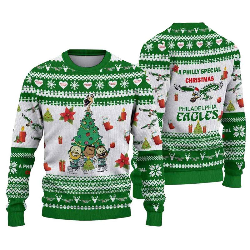 Philadelphia Eagles 2024 Have A Philly Special Christmas Ugly Sweater 1 Imymm