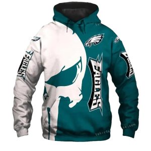Philadelphia Eagles All Over Print Hoodie