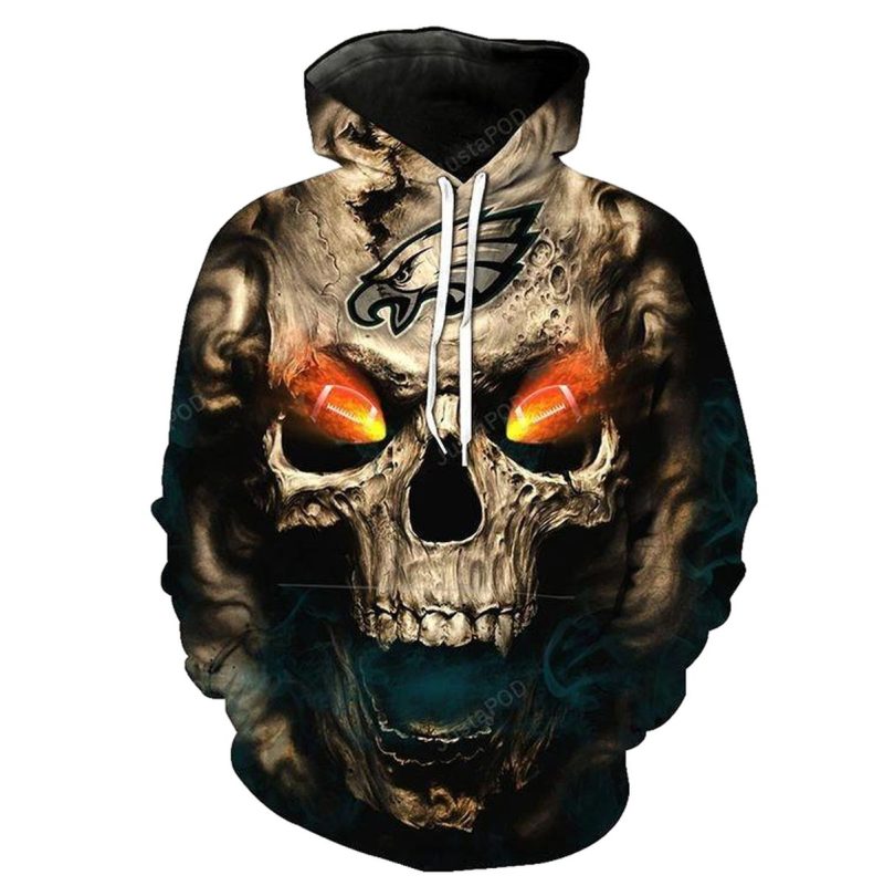 Philadelphia Eagles 3D Hoodie Zip Hoodie Style 4 0
