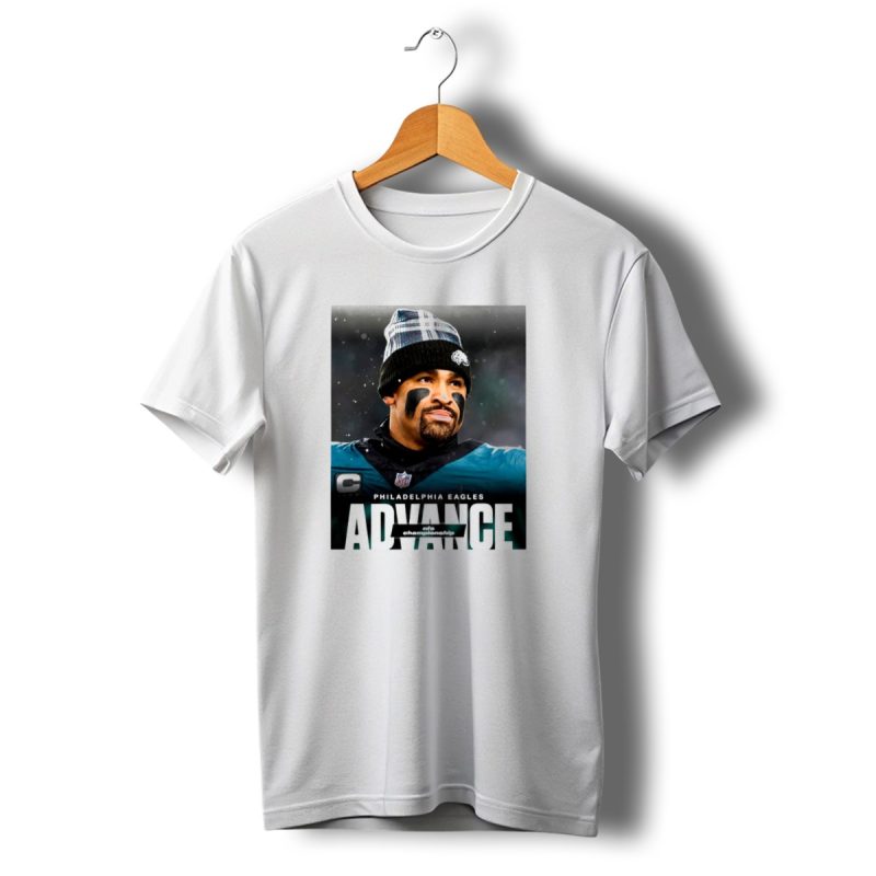 Philadelphia Eagles Advance To Nfc Championship Jalen Hurts T Shirt T Shirt 1 1