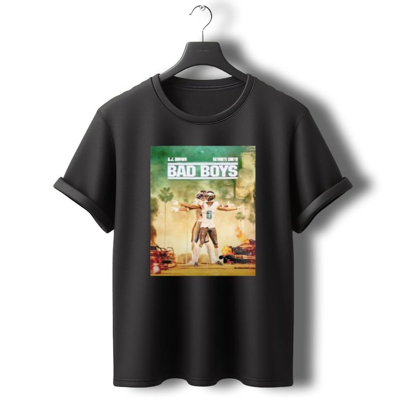 Philadelphia Eagles Aj Brown Devonta Smith Football Bad Boys T Shirt T Shirt 0 1