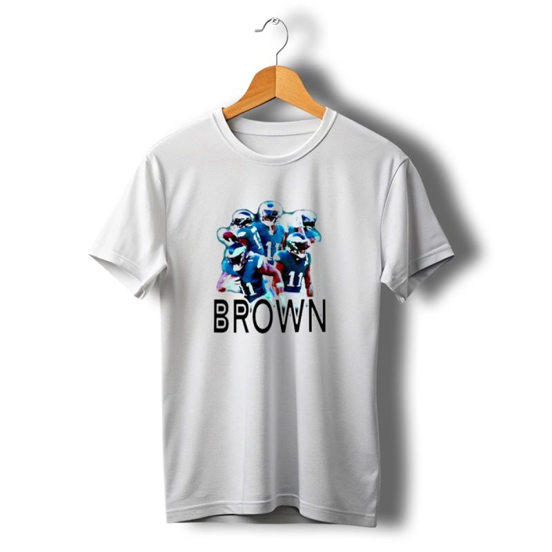 Philadelphia Eagles Aj Brown Football T Shirt T Shirt 1 1