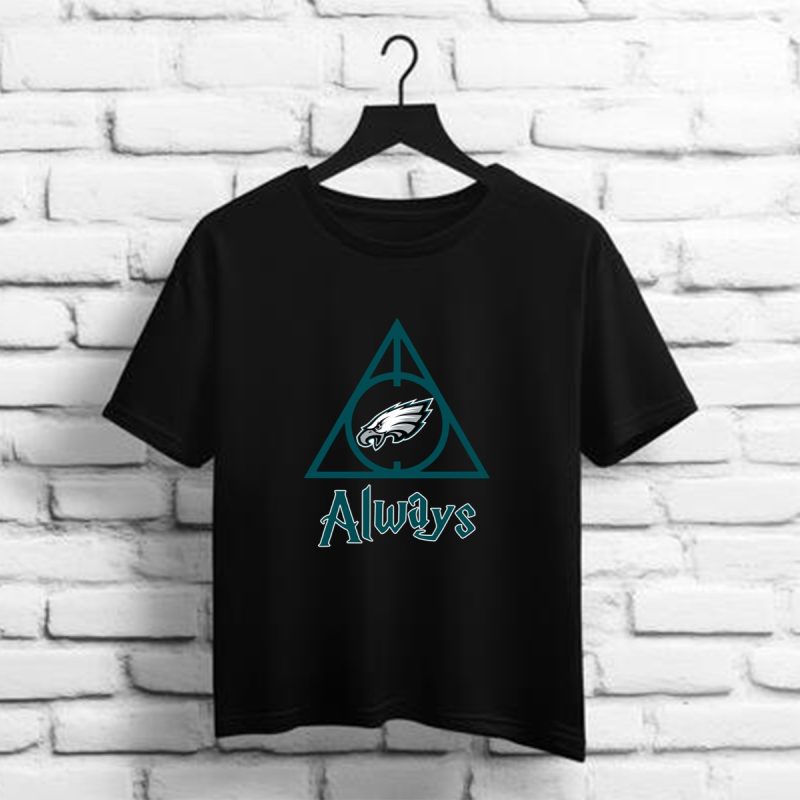 Philadelphia Eagles Always Harry Potter Deathly Hallows T Shirt 1 1