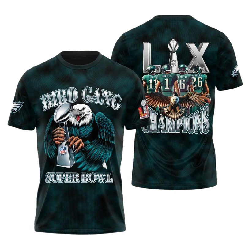 Philadelphia Eagles Bird Gang Aop T Shirt