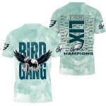 Philadelphia Eagles Bird Gang Lix Signature AOP T-Shirt