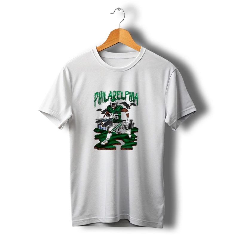 Philadelphia Eagles Bird Gang Running Back 26 T Shirt T Shirt 1 1