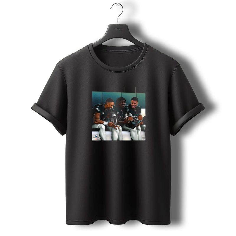 Philadelphia Eagles Champions Jalen Hurts Saquon Barkley Playoffs Nfc Championship T Shirt T Shirt 0 1