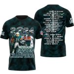 Philadelphia Eagles Champions Mascot 2024 AOP T-Shirt