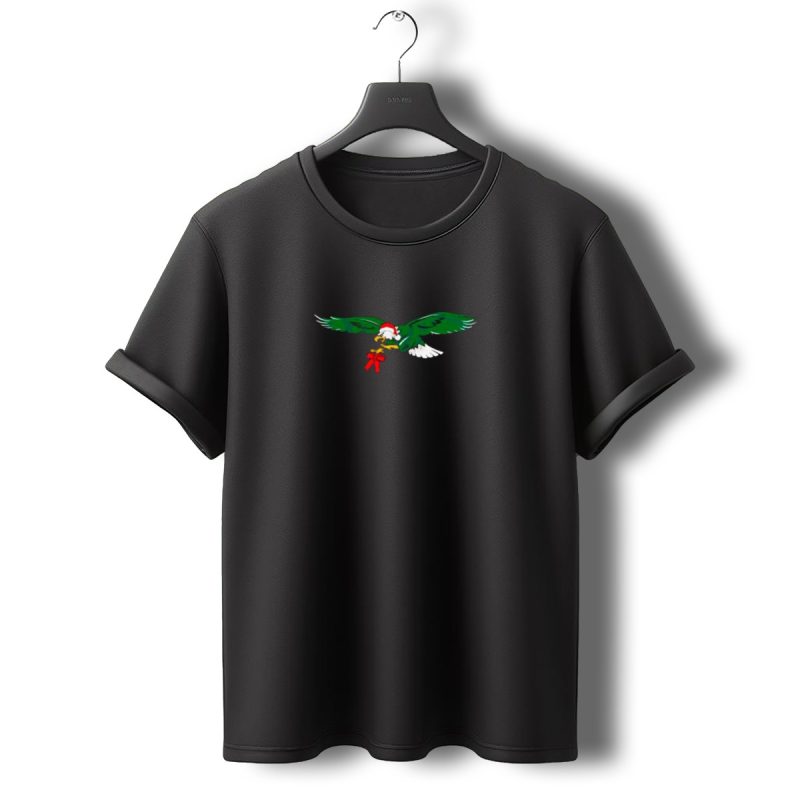 Philadelphia Eagles Christmas Santa Hat T Shirt T Shirt 0 1