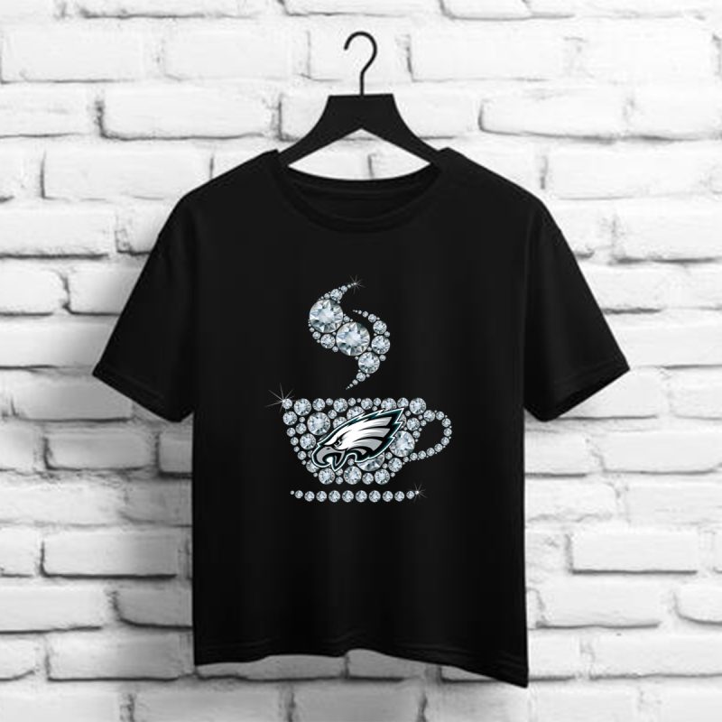 Philadelphia Eagles Coffee Diamond Shirt T Shirt 1 1