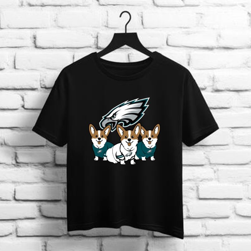 Philadelphia Eagles Corgi Shirt T Shirt 1 1