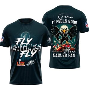 Philadelphia Eagles Damn It Feels Good To Be An Eagles Fan AOP T-Shirt