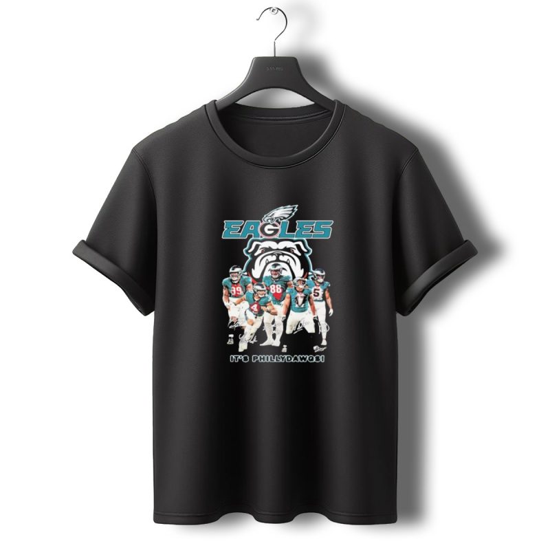 Philadelphia Eagles Dawg Players And Bulldog Its Philly Dawgs T Shirt T Shirt 0 1