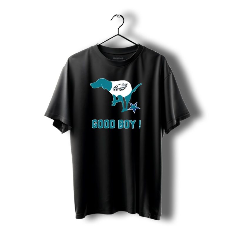 Philadelphia Eagles Dog Good Boy Defecating On Dallas Cowboys Star T Shirt 1 T Shirt 1 1