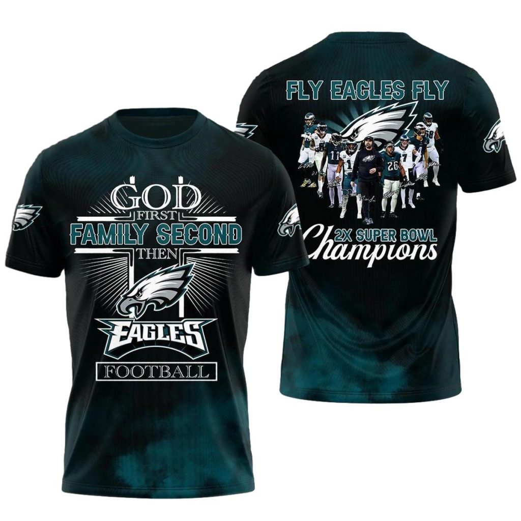 Philadelphia Eagles Dream Team Champions Aop T Shirt