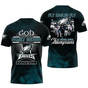 Philadelphia Eagles Dream Team Champions AOP T-Shirt