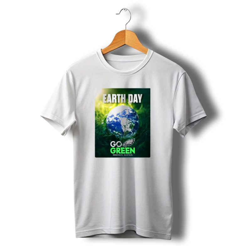 Philadelphia Eagles Earth Day Go Green Innovate Sustain T Shirt T Shirt 1 1
