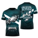 Philadelphia Eagles Est 1933 2X Champions AOP T-Shirt