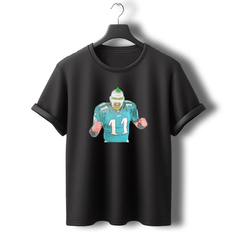 Philadelphia Eagles Fan Jersey 11 Green Face Paint Enthusiast T Shirt T Shirt 0 1