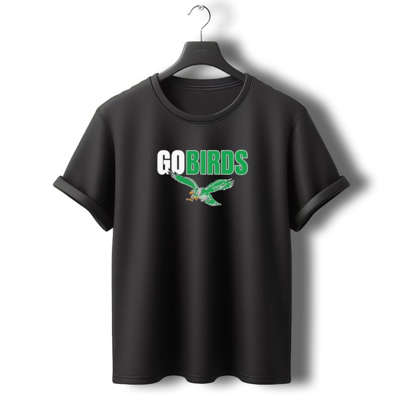 Philadelphia Eagles Go Birds Flying Eagle Emblem T Shirt T Shirt 0 1