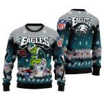 Philadelphia Eagles Grinch Christmas Ugly Sweater