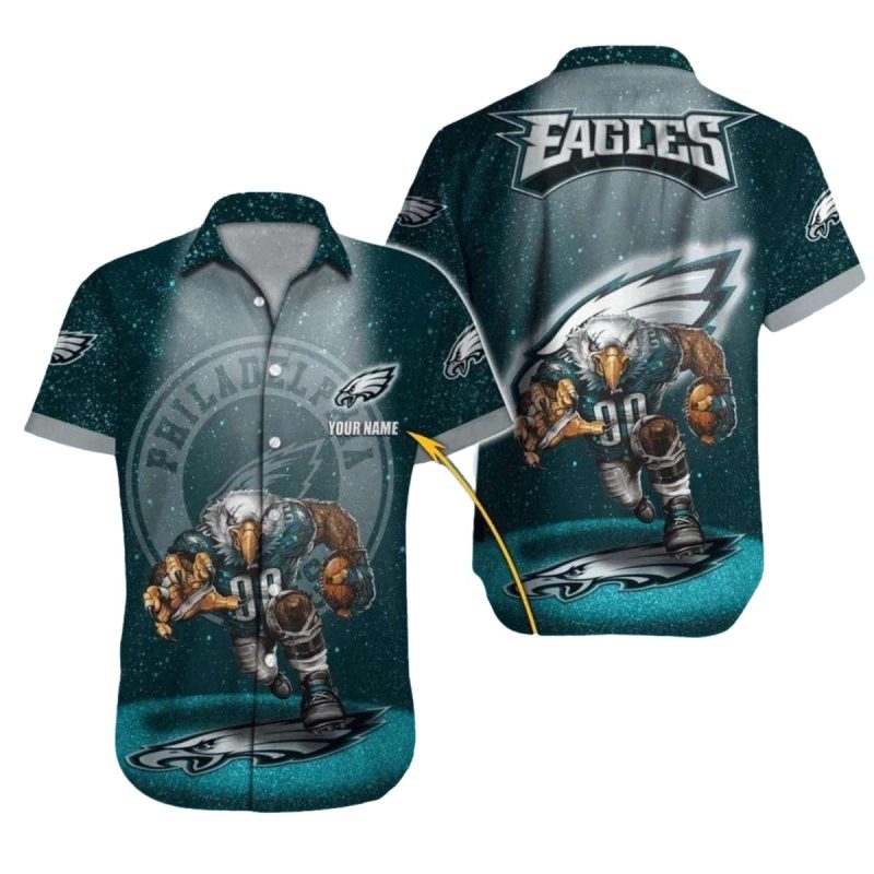 Philadelphia Eagles Hawaiian Shirt Fierce Eagle In Starry Night 1 3 1024X1024 1