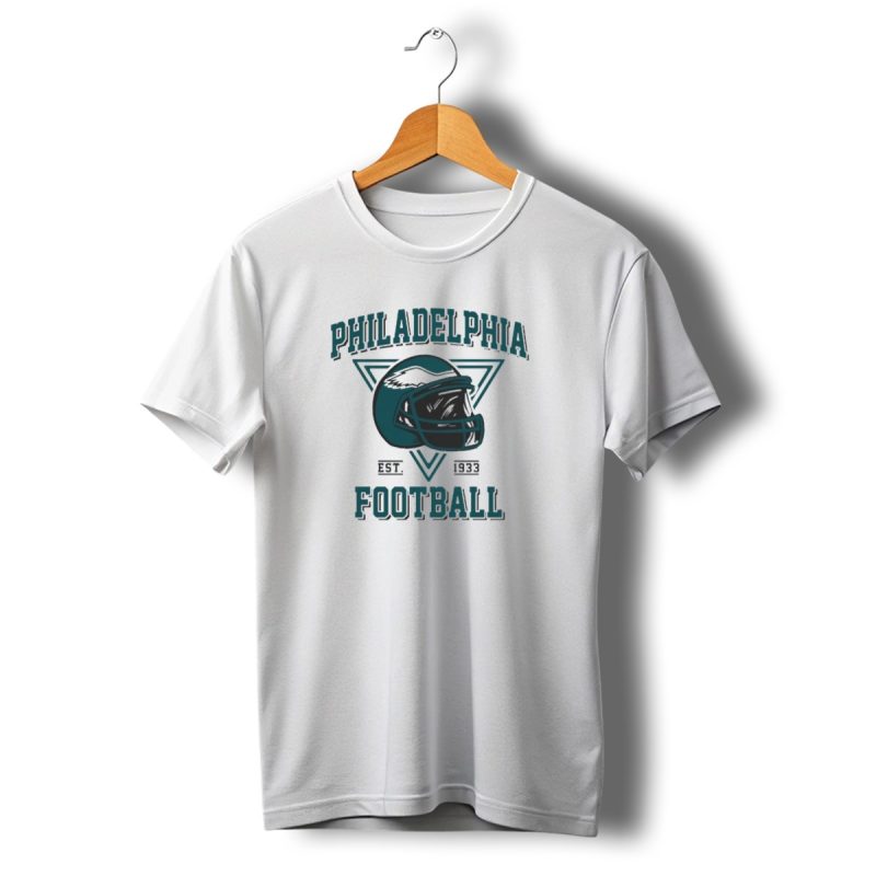 Philadelphia Eagles Helmet Estkids T Shirt F1933 Football T Shirt T Shirt 1 1