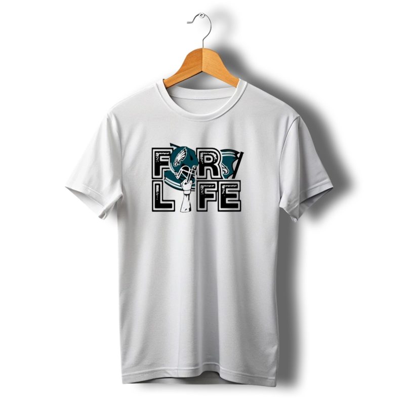 Philadelphia Eagles Helmet Wings For Life T Shirt T Shirt 1 1