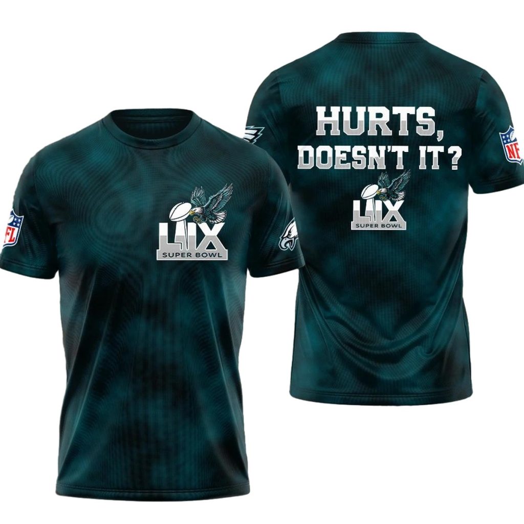 Philadelphia Eagles Hurts Doesnt It Aop T Shirt