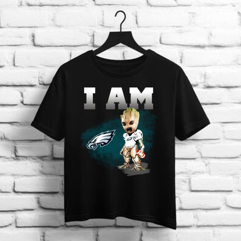 Philadelphia Eagles I Am Groot T Shirt T Shirt 1 1
