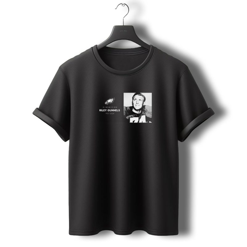 Philadelphia Eagles In Memoriam Riley Gunnels 1937A%C2%80%C2%932024 T Shirt T Shirt 0 1