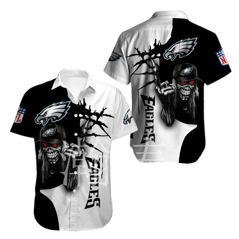 Philadelphia Eagles Iron Skull Halloween 1