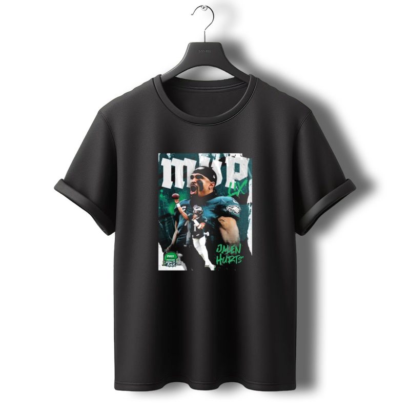 Philadelphia Eagles Jalen Hurts Mvp Lix 2024 Phly Eagles Podcast Bring It Back T Shirt T Shirt 0 1