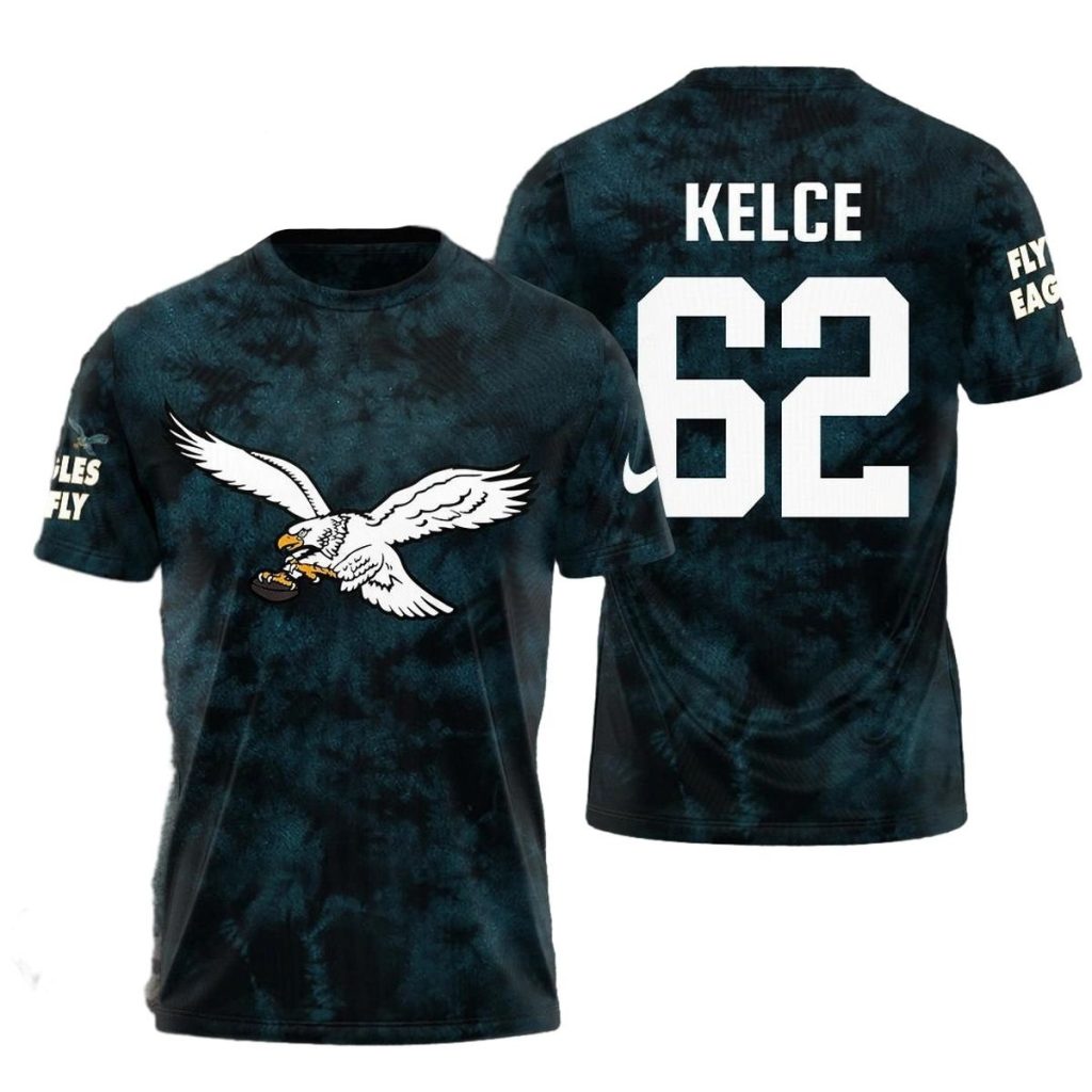 Philadelphia Eagles Kelce 62 Aop Tshirt