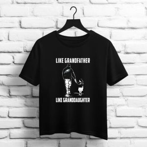 Philadelphia Eagles Like GrandFather Like GrandDaughter t shirt