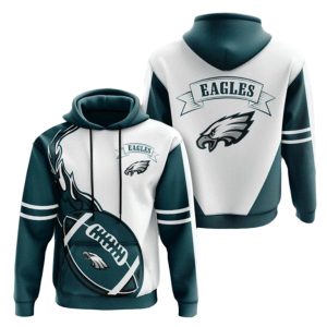 Philadelphia Eagles Logo All Over Print Hoodie