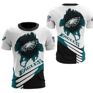 Philadelphia Eagles Logo Inside Me Cool Graphic AOP T-Shirt