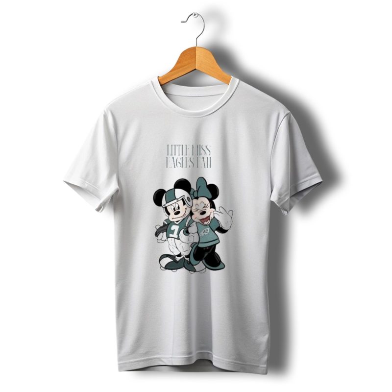 Philadelphia Eagles Mickey And Minnie Little Liss Eagles Fan T Shirt T Shirt 1 1