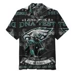 Philadelphia Eagles Midnight Green DNA Test Hawaiian Shirt